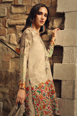 3-PC Unstitched Embroidered Linen Collection CCW7-07