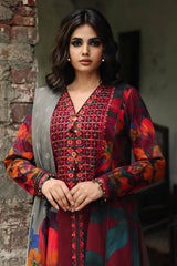 3-PC  Embroidered Linen Collection ANW6-18