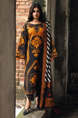 3-PC Stitched Embroidered Linen Collection CCW6-13P