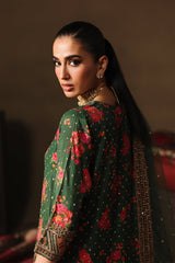 3-PC Embroidered Raw-Silk Suit CMA-5-03