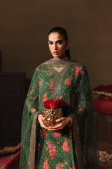 3-PC Embroidered Raw-Silk Suit CMA-5-03