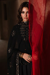 3-PC Stitched Embroidered  CMA-6-462
