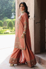 3-PC Stitched Embroidered Raw Silk CMA-6-469