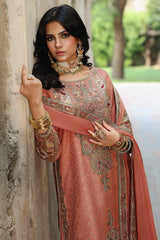 3-PC Stitched Embroidered Raw Silk CMA-6-469