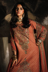 3-PC Stitched Embroidered Raw Silk CMA-6-469