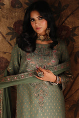 3-PC Stitched Embroidered Raw Silk CMA-6-470