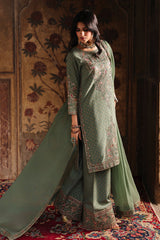 3-PC Stitched Embroidered Raw Silk CMA-6-470