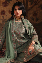 3-PC Stitched Embroidered Raw Silk CMA-6-470