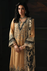 3 Pc Embroidered Dyed Chiffon CA26-06 PSOK