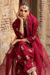 3-PC Embroidered Silk Suit CMA-5-093