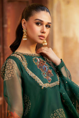 3-PC Embroidered Organza Suit CMA-5-129