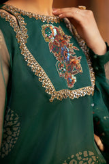 3-PC Embroidered Organza Suit CMA-5-129