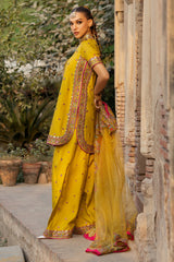 3-PC Embroidered Raw-Silk Suit CMA-5-125