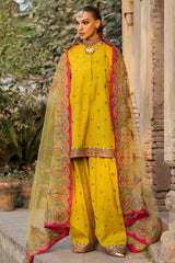 3-PC Embroidered Raw-Silk Suit CMA-5-125