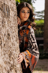 3-PC Stitched Embroidered Linen Collection CCW6-15P