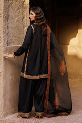 3-PC Embroidered Raw-Silk Suit CMA-5-086
