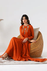 3-PC Embroidered Chiffon Shirt with Chiffon Dupatta and Trouser CMA-4-232