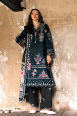 3-PC Unstitched Embroidered Linen Collection  ANW7-01 PSOK