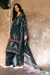 3-PC Unstitched Embroidered Linen Collection  ANW7-01 PSOK