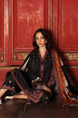 3-PC Unstitched Embroidered Linen Collection  ANW7-02 PSOK