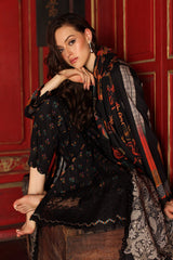 3-PC Unstitched Embroidered Linen Collection  ANW7-10 PSOK