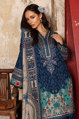 3-PC Unstitched Embroidered Linen Collection  ANW7-09 PSOK