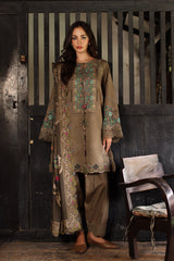 3-PC Unstitched Embroidered Linen Collection  ANW7-05 PSOK
