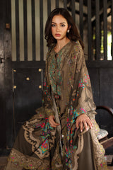 3-PC Unstitched Embroidered Linen Collection  ANW7-05 PSOK