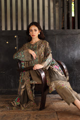 3-PC Unstitched Embroidered Linen Collection  ANW7-05 PSOK