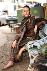 3-PC Unstitched Embroidered Linen Collection  ANW7-07 PSOK