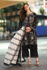3-PC Stitched Embroidered Lawn  Collection RN6-01 PSOK