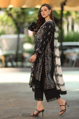 3-PC Stitched Embroidered Lawn  Collection RN6-01 PSOK