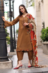 3-PC Stitched Peach Leather Collection PSW6-02 PSOK