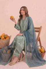 3-PC Stitched Embroidered CMA-6-424