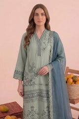3-PC Stitched Embroidered CMA-6-424