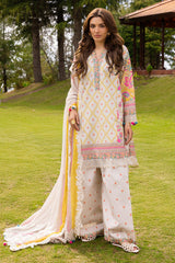 3-PC Stitched Embroidered Lawn Collection CRB6-10P