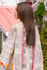 3-PC Stitched Embroidered Lawn Collection CRB6-16P