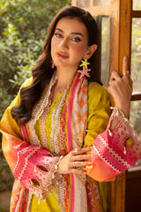 3-PC Stitched Embroidered Lawn  Collection RN6-06 PSOK