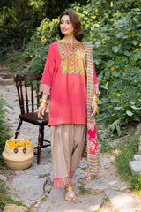 2-PC Embroidered Cotton Suit CPM-5-05