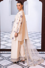 3-PC Embroidered Raw-Silk CMA-6-404