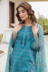 3-PC Stitched Embroidered Lawn Collection CC6-24 PSOK