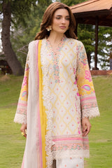 3-PC Stitched Embroidered Lawn Collection CRB6-10P