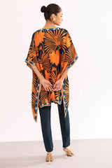 2-Pc Printed Raw-Silk Shirt with Trouser CPM-4-230