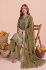 3-PC Stitched Embroidered CMA-6-493
