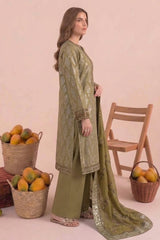 3-PC Stitched Embroidered CMA-6-493