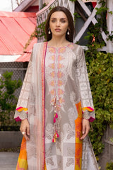 3-PC Stitched Embroidered Lawn Collection CRB6-16P