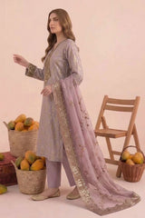 3-PC Stitched Embroidered CMA-6-472