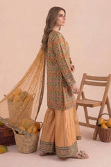 3-PC Stitched Embroidered CMA-6-473