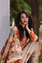 3-PC Printed Khaddar Collection CPW4-13 P