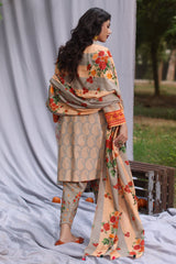 3-PC Printed Khaddar Collection CPW4-13 P